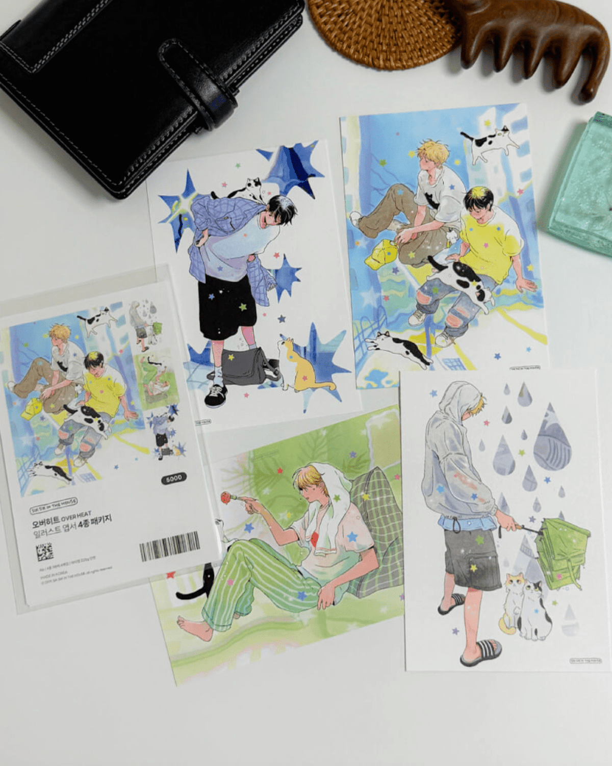 [SS16] NEW Sik Sik in the House 'Overheat' Postcard Set -Sik Sik in the House__korean_sticker_stationery