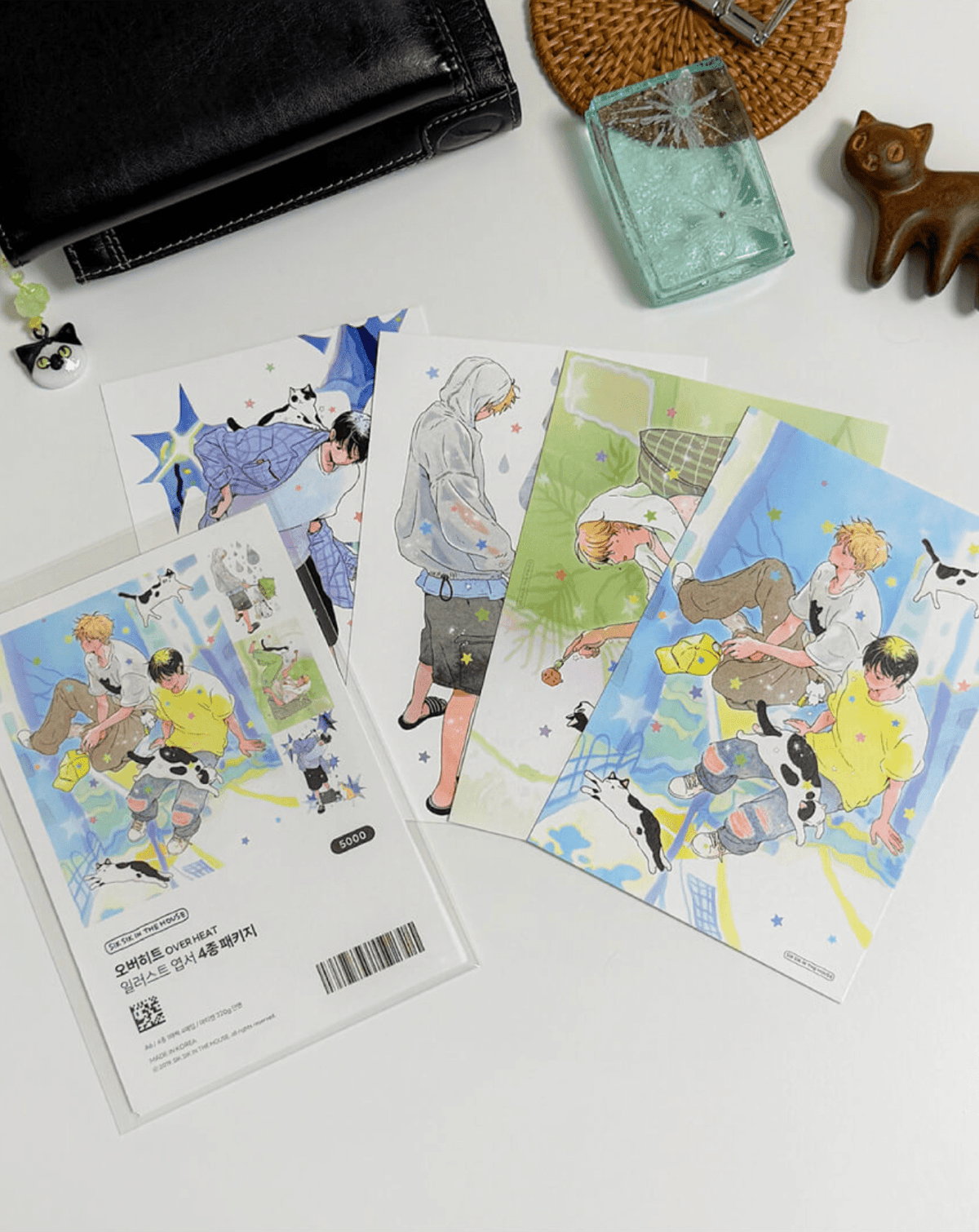 [SS16] NEW Sik Sik in the House 'Overheat' Postcard Set -Sik Sik in the House__korean_sticker_stationery