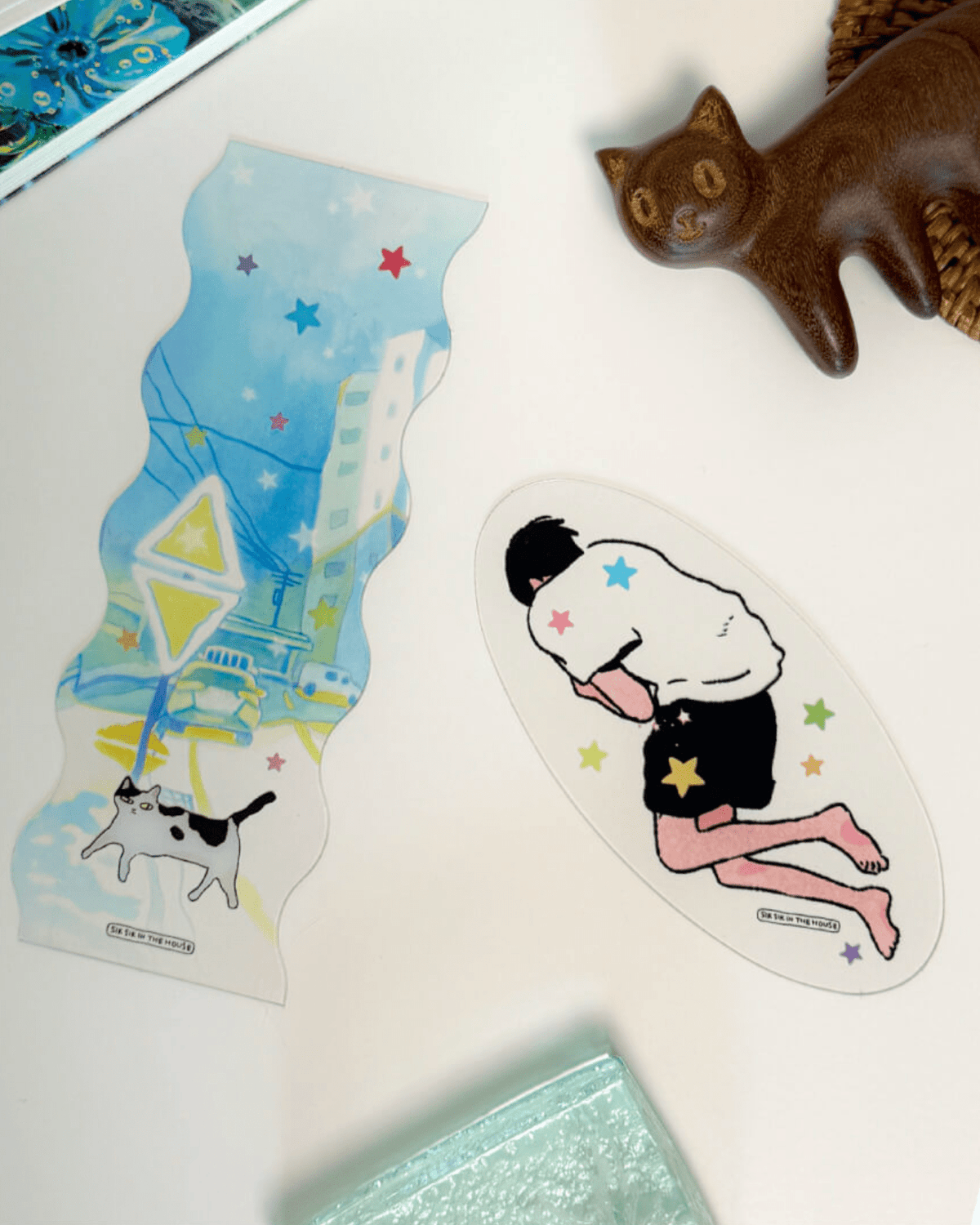 [SS18] NEW Sik Sik in the House 'Overheat' Bookmark Set -Sik Sik in the House__korean_sticker_stationery