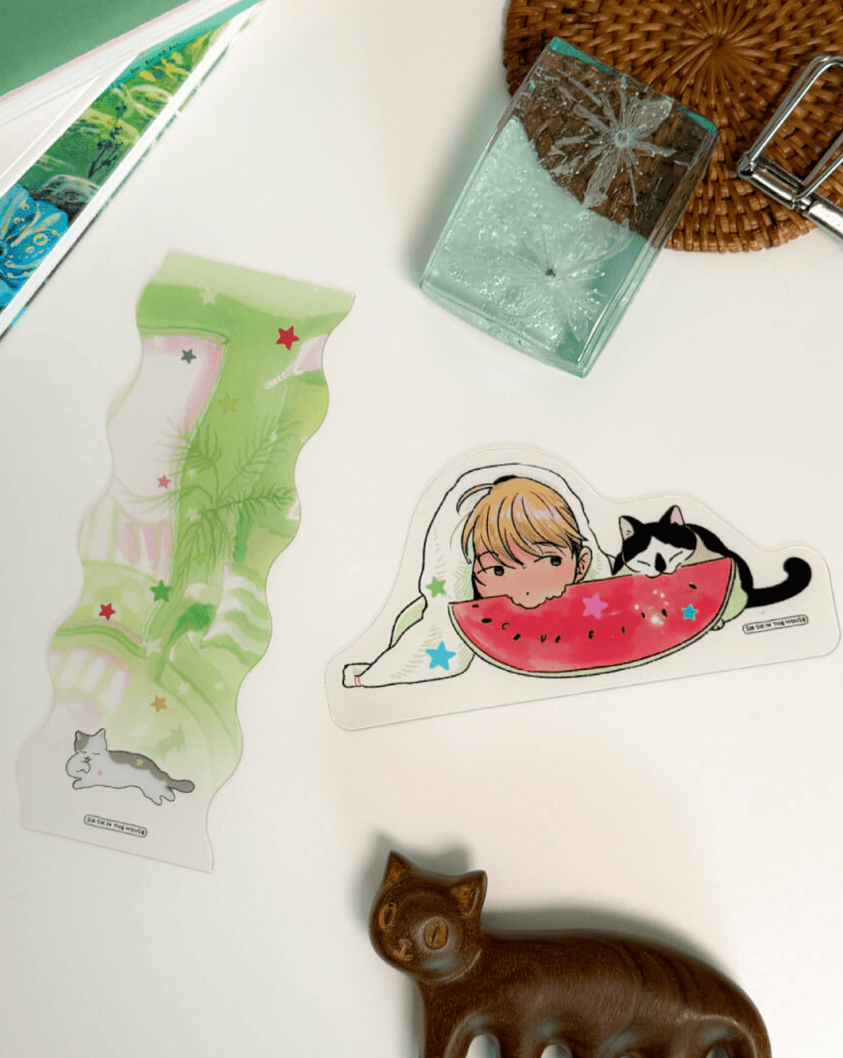 [SS19] NEW Sik Sik in the House 'Weekend' Bookmark Set -Sik Sik in the House__korean_sticker_stationery