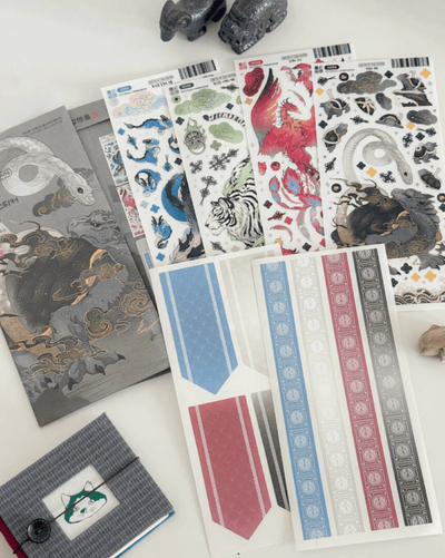 [SS46] Sik Sik in the House 'Fantasy Dream Four Guardians' Sticker Sheet Pack (Singles/Pack) - Sik Sik in the House_SS45 - Pack_korean_sticker_stationery