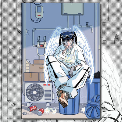 [ST01] NEW Studio 193 'Backstreet Angel' Postcard - Studio 193__korean_sticker_stationery