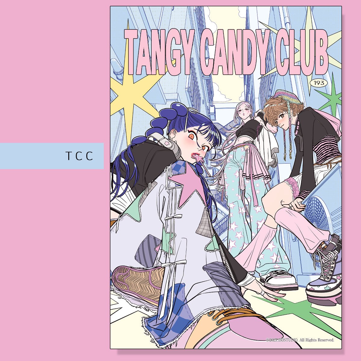 [ST03] NEW Studio 193 'TCC' Postcard - Studio 193__korean_sticker_stationery