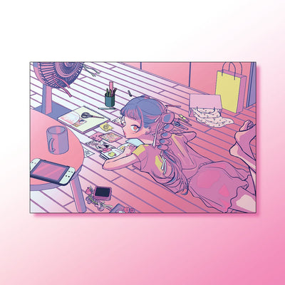 [ST04] NEW Studio 193 'Summer Pink' Postcard - Studio 193__korean_sticker_stationery