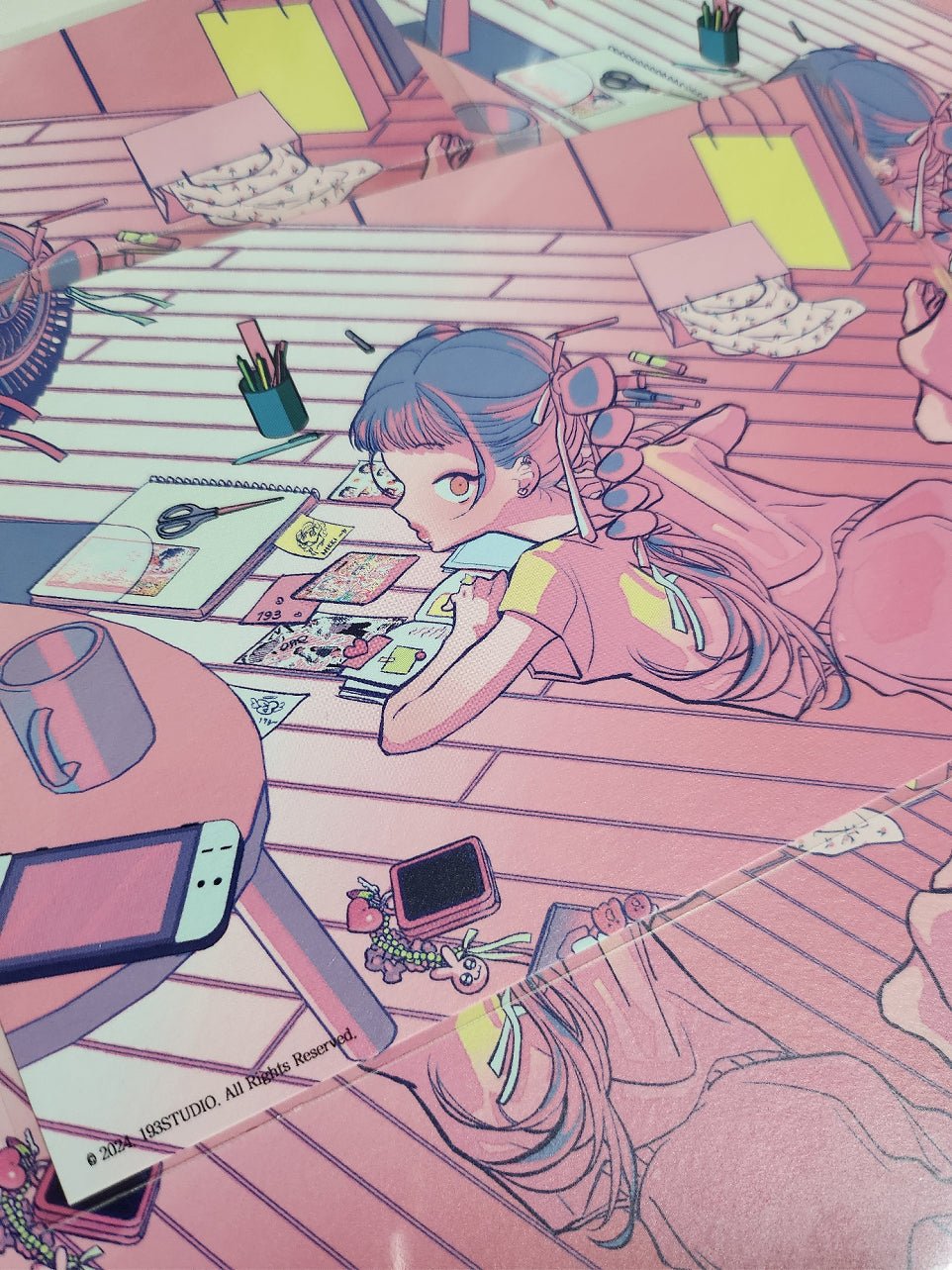 [ST04] NEW Studio 193 'Summer Pink' Postcard - Studio 193__korean_sticker_stationery