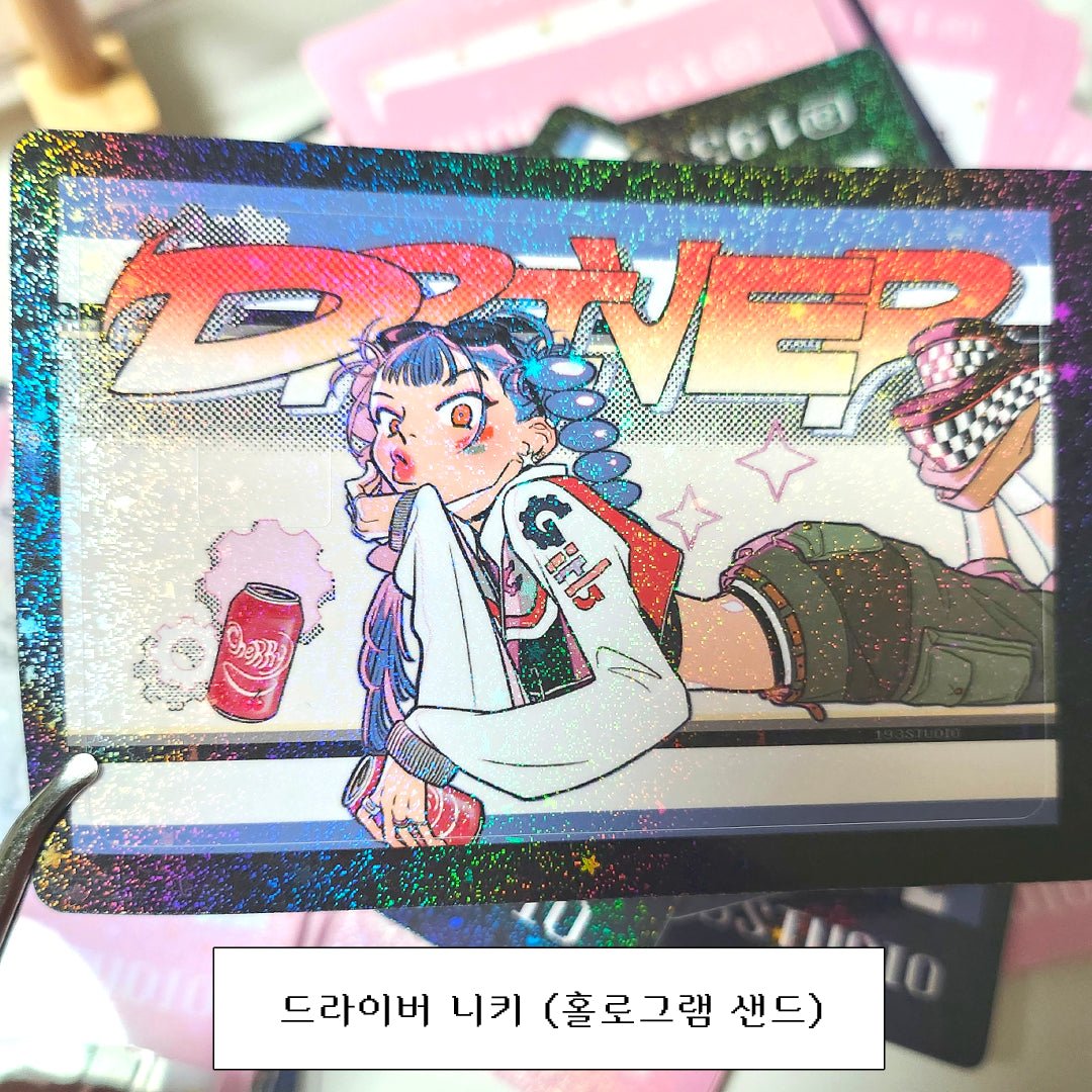 [ST06] NEW Studio 193 Card Stickers (options) - Studio 193_ST06S5 - Driver Nikki_korean_sticker_stationery