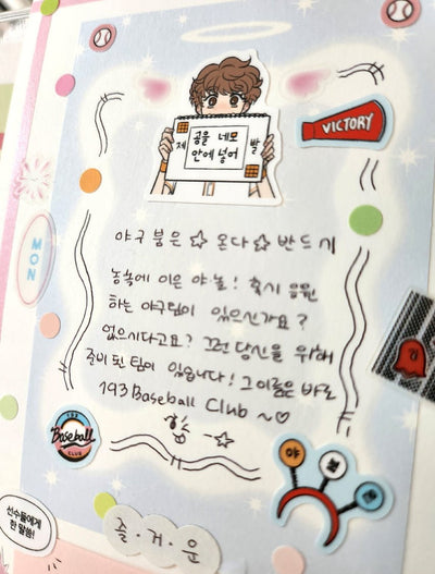 [ST07] NEW Studio 193 'Memo Sticker Series Set' ver. 2/ver. 3 (options) - Studio 193_ST07S1 - ver.2_korean_sticker_stationery