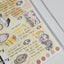 [ST09] NEW Studio 193 'Kee Kee Leah' Removable Sticker Sheet - Studio 193__korean_sticker_stationery