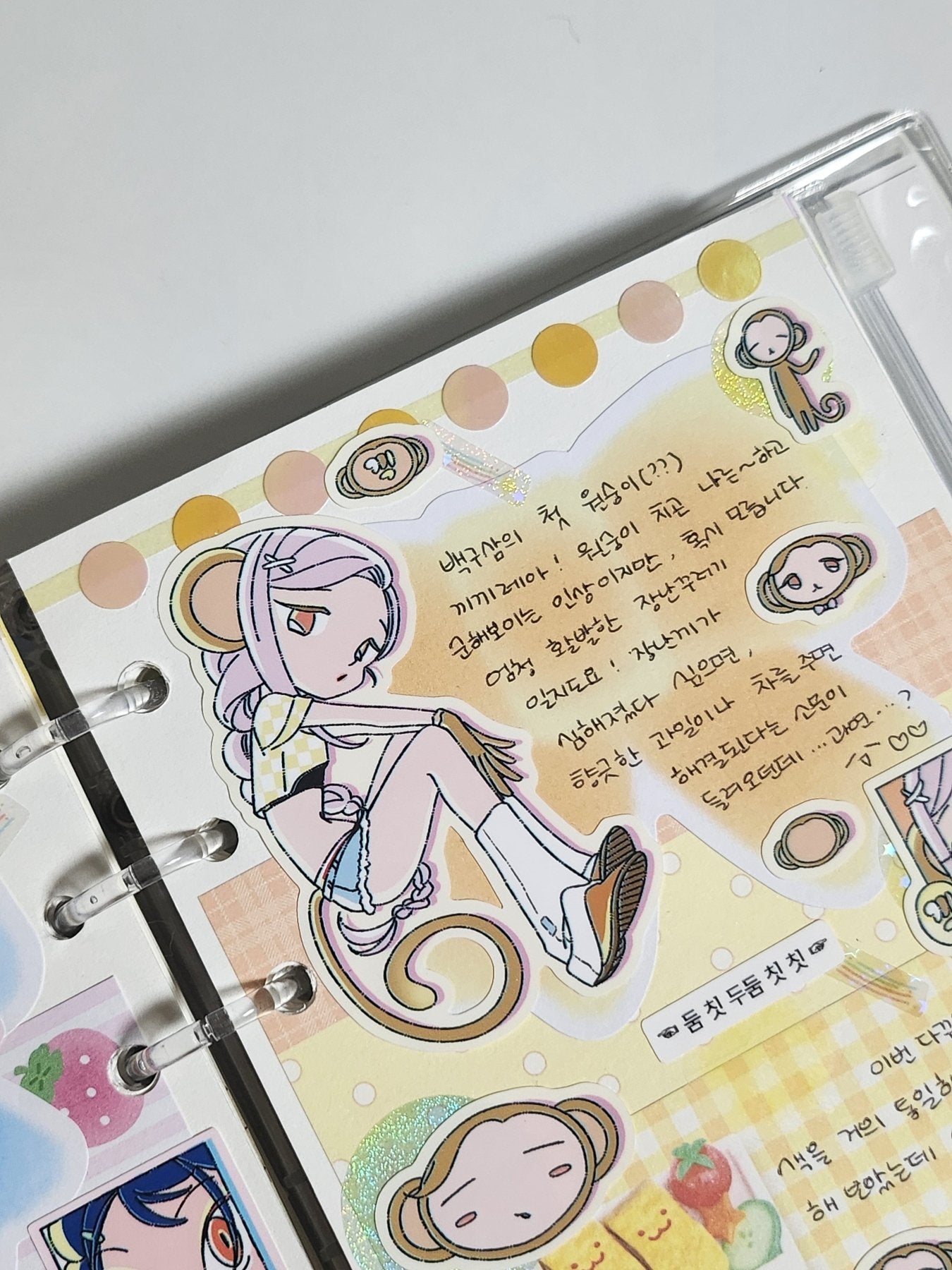 [ST09] NEW Studio 193 'Kee Kee Leah' Removable Sticker Sheet - Studio 193__korean_sticker_stationery
