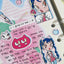 [ST10] NEW Studio 193 'Nya Nya Nikki' Removable Sticker Sheet - Studio 193__korean_sticker_stationery