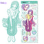 [ST11] NEW Studio 193 'Heart Heart Girls (Nikki/Leah)' Sticker Sheets (options) - Studio 193_ST11S2 - Leah_korean_sticker_stationery
