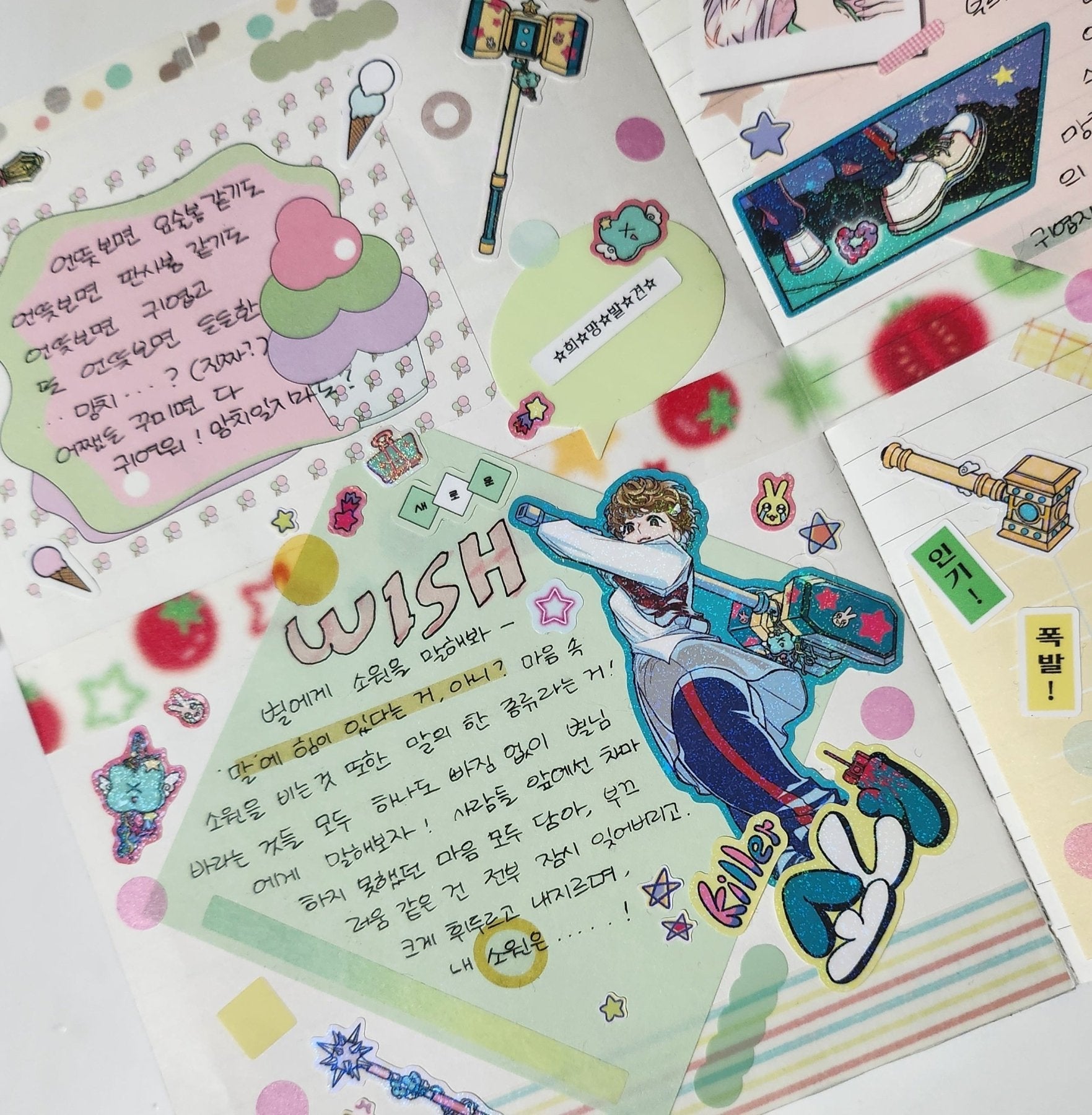 [ST16] NEW Studio 193 'Killer Girls' Removable Sticker Sheet (options) - Studio 193_ST16S1 - Eunee_korean_sticker_stationery