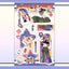 [ST19] NEW Studio 193 'Driver' Removable Sticker Sheet (options) - Studio 193_ST19S1 - Nikki_korean_sticker_stationery