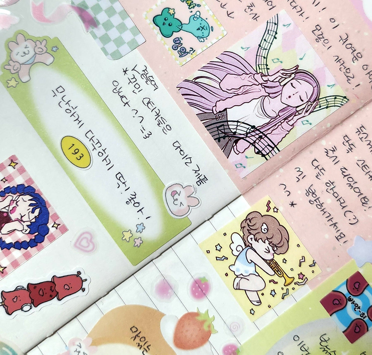 [ST21] NEW Studio 193 'Rectangular Memo' Memo Sticker Sheet (options) - Studio 193_ST21S2 - 2_korean_sticker_stationery