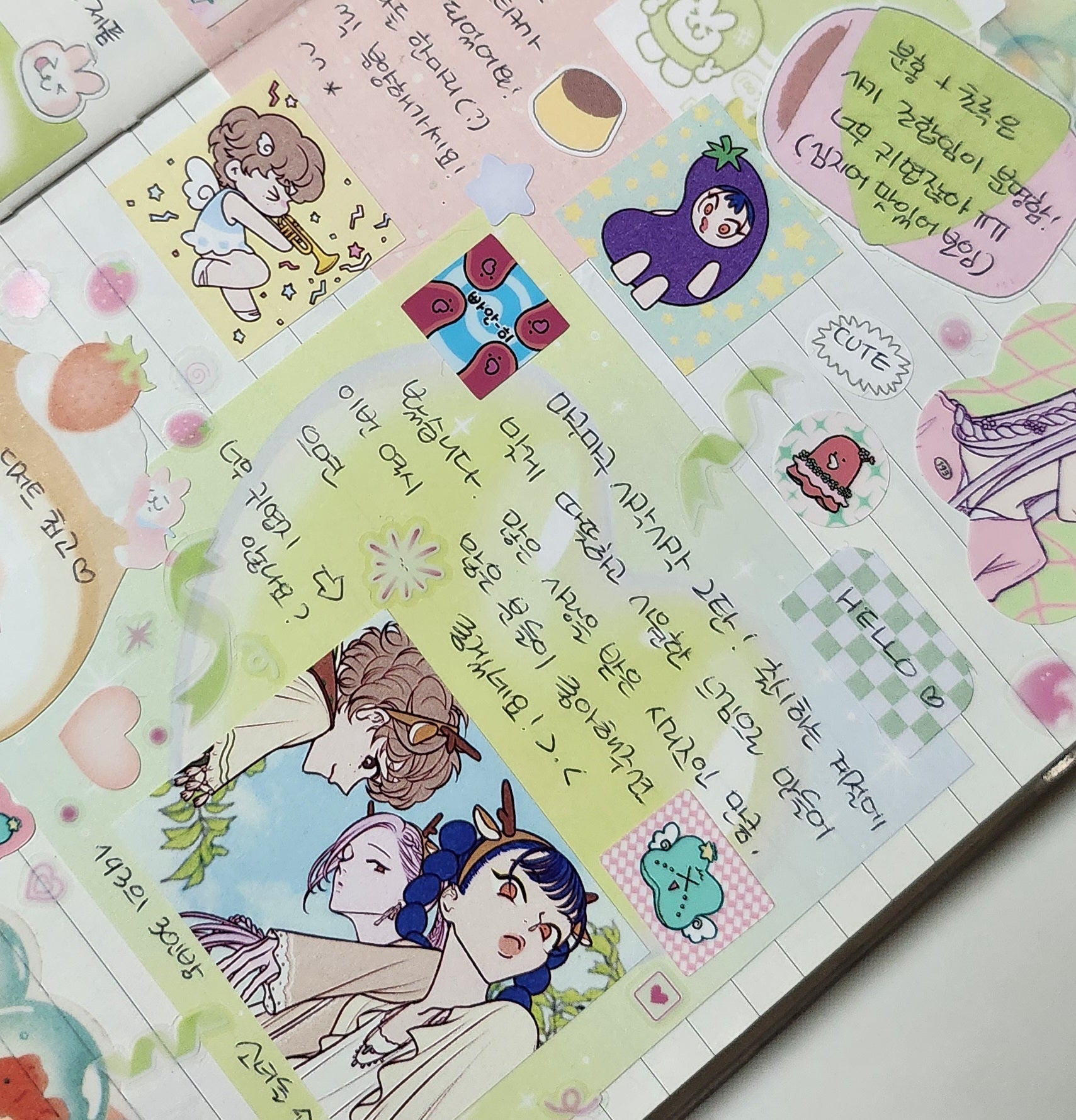 [ST21] NEW Studio 193 'Rectangular Memo' Memo Sticker Sheet (options) - Studio 193_ST21S2 - 2_korean_sticker_stationery