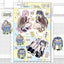 [ST22] NEW Studio 193 'Student' Removable Sticker Sheet (options) - Studio 193_ST22S1 - 1 (Yellow)_korean_sticker_stationery