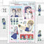 [ST22] NEW Studio 193 'Student' Removable Sticker Sheet (options) - Studio 193_ST22S2 - 2 (Blue)_korean_sticker_stationery