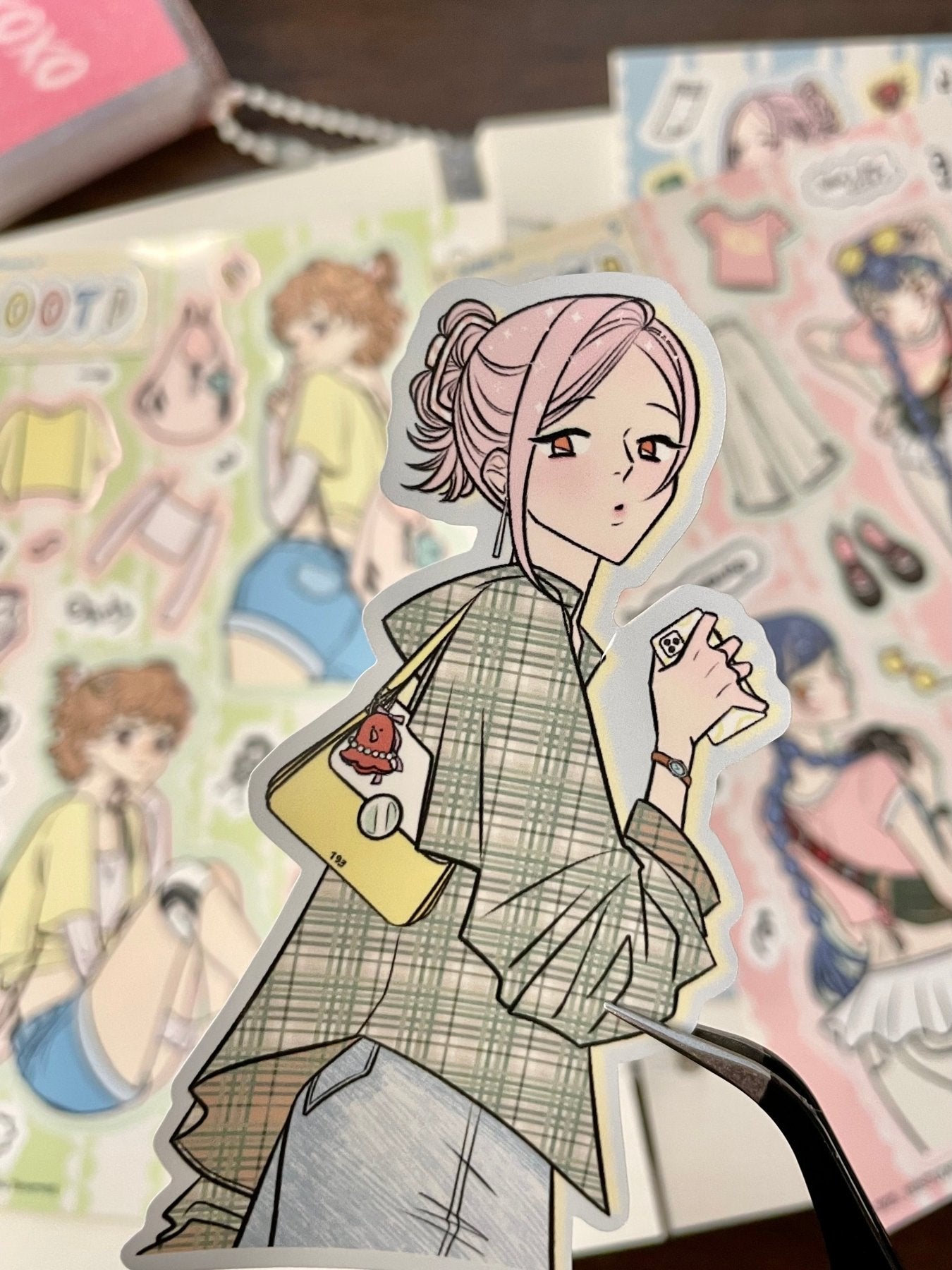 [ST23] NEW Studio 193 'OOTD 2' Removable Sticker Sheet (options) - Studio 193_ST23S2 - Leah_korean_sticker_stationery