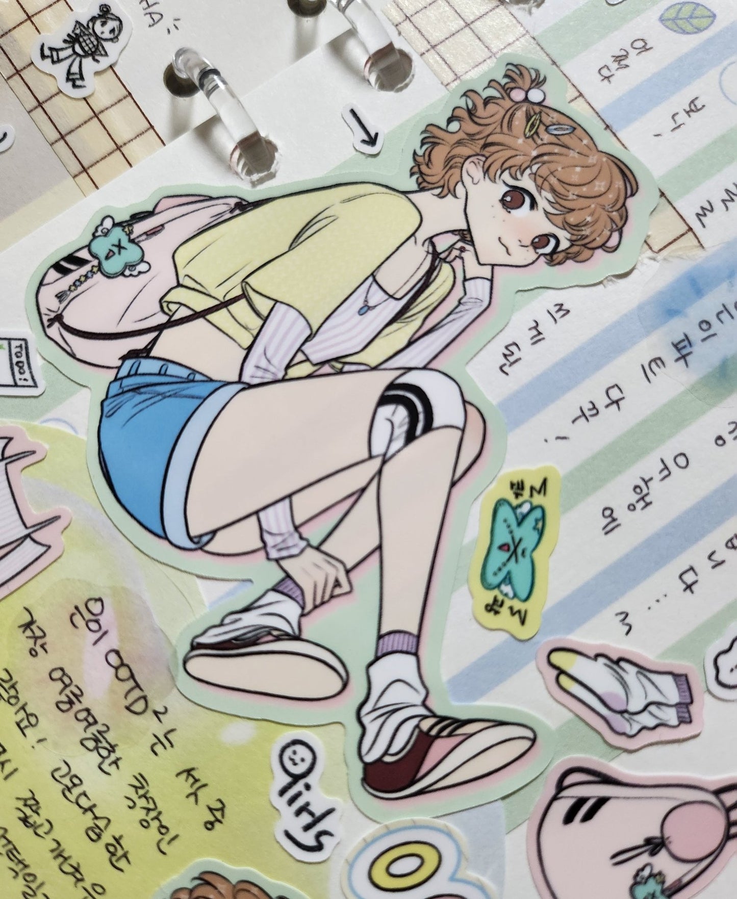 [ST23] NEW Studio 193 'OOTD 2' Removable Sticker Sheet (options) - Studio 193_ST23S3 - Eunee_korean_sticker_stationery