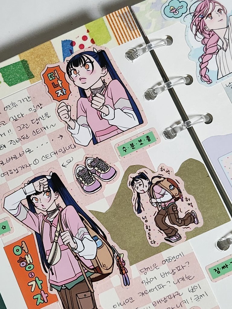 [ST28] NEW Studio 193 'Let's Go Travel' Removable Sticker Sheet (options) - Studio 193_ST28S1 - 1 (Backpack)_korean_sticker_stationery