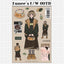 [ST31] NEW Studio 193 'F/W OOTD Eunee' Removable Sticker Sheet - Studio 193__korean_sticker_stationery