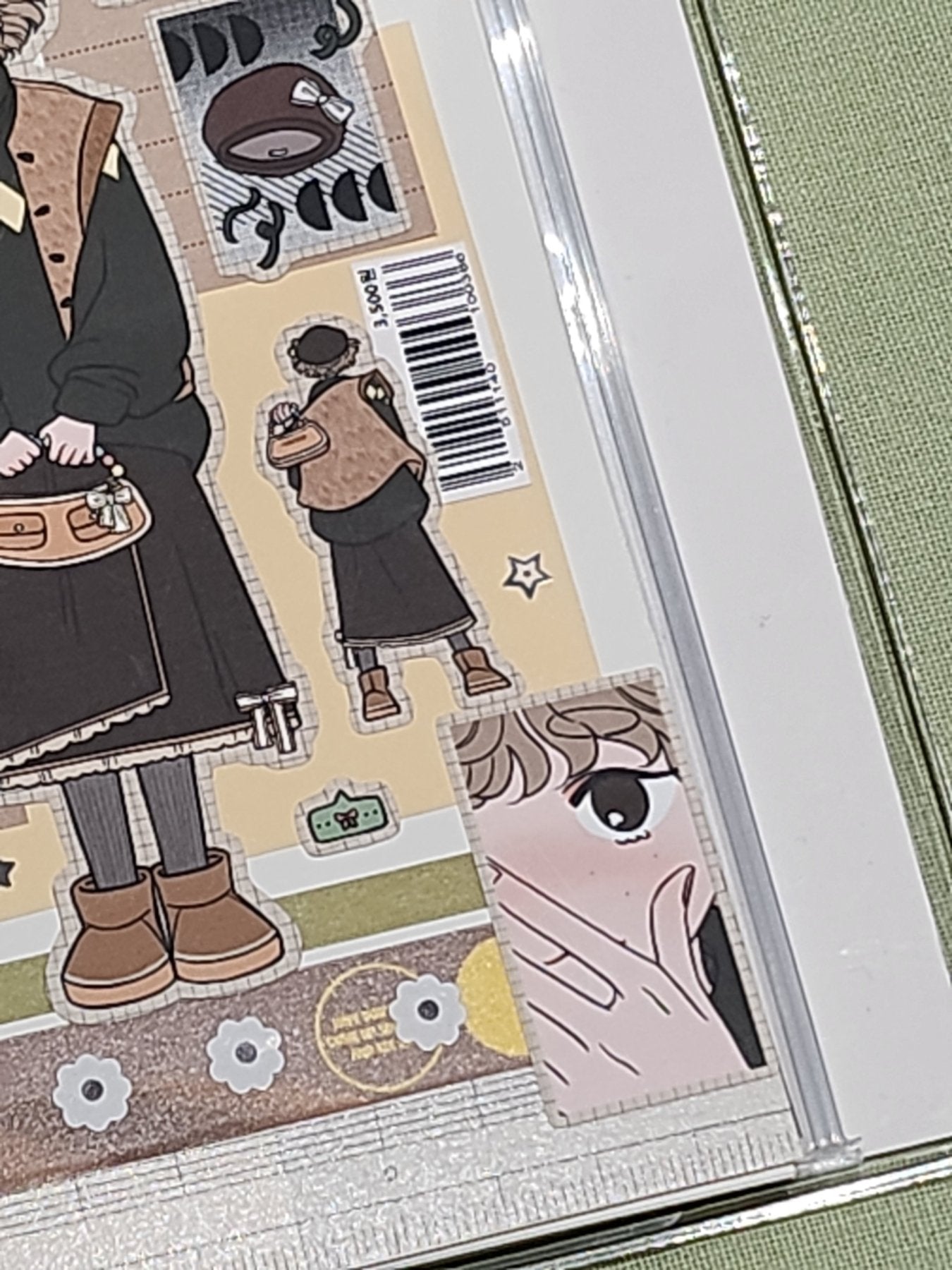 [ST31] NEW Studio 193 'F/W OOTD Eunee' Removable Sticker Sheet - Studio 193__korean_sticker_stationery