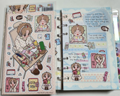 [ST33] NEW Studio 193 'Dakku Day' Removable Sticker Sheet - Studio 193__korean_sticker_stationery