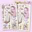 [ST34] NEW Studio 193 'Let's Read' Removable Sticker Sheet - Studio 193__korean_sticker_stationery