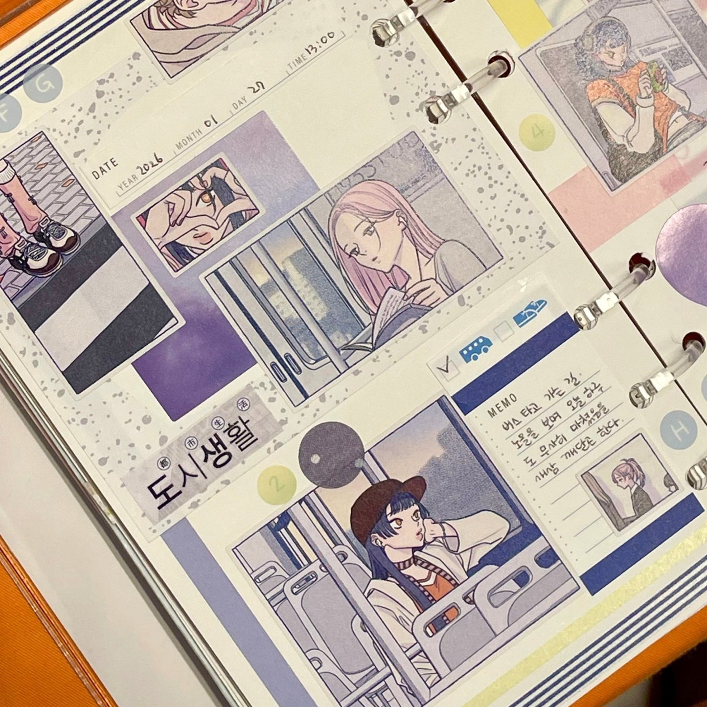 [ST36] NEW Studio 193 'City Life!' Memo Sticker Sheet - Studio 193__korean_sticker_stationery