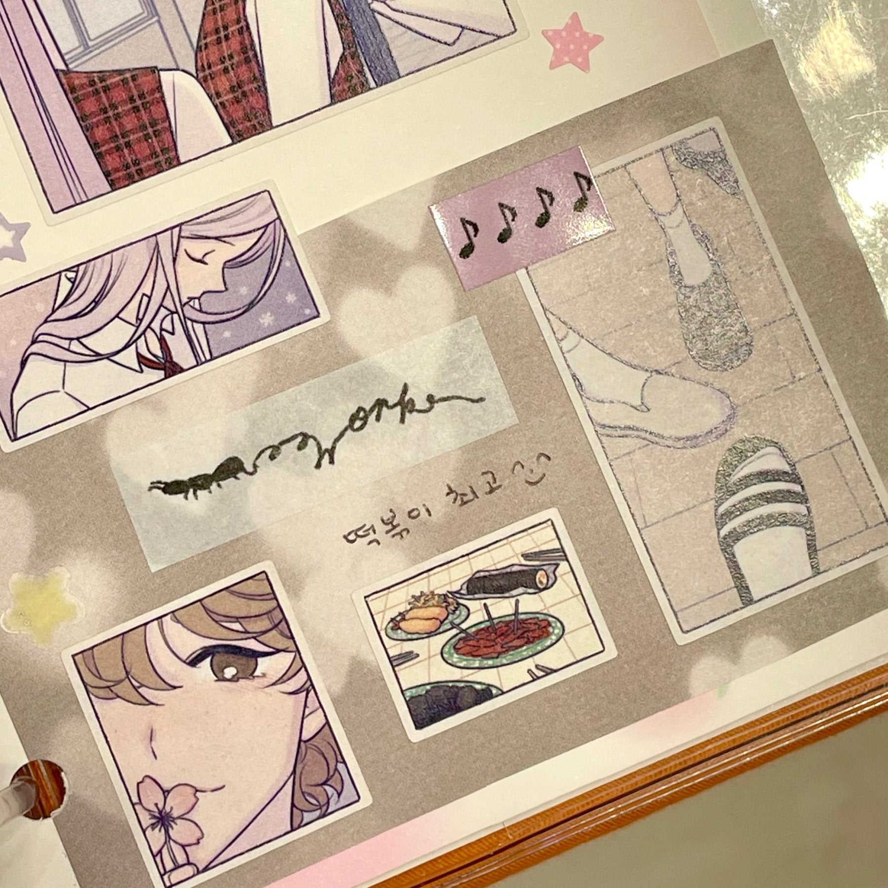 [ST37] NEW Studio 193 'Girl World' Memo Sticker Sheet - Studio 193__korean_sticker_stationery