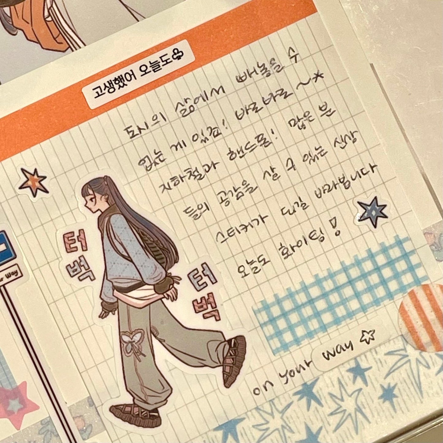 [ST38] NEW Studio 193 'Girls in the City' Removable Sticker Sheet (options) - Studio 193_ST38S1 - (1)_korean_sticker_stationery