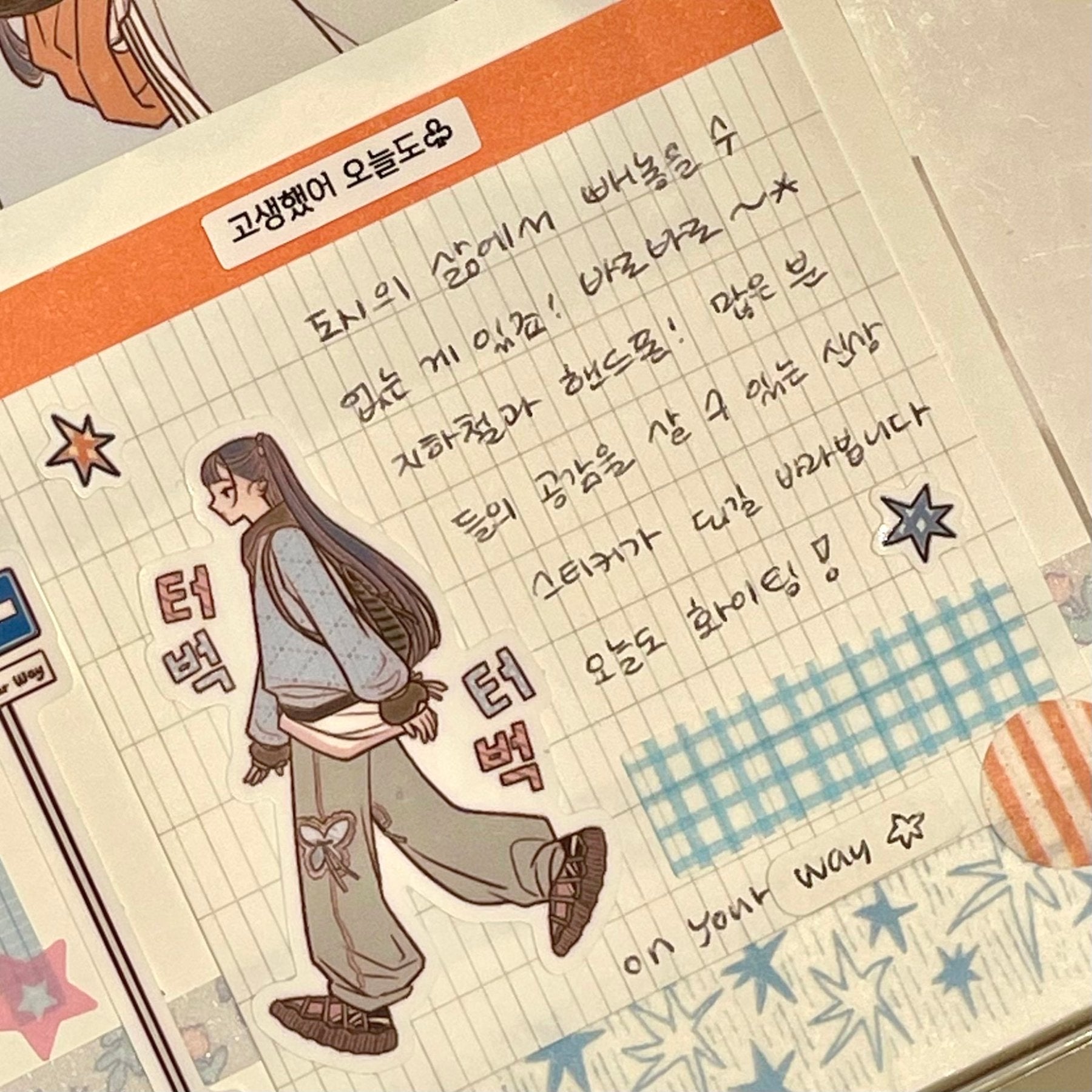 [ST38] NEW Studio 193 'Girls in the City' Removable Sticker Sheet (options) - Studio 193_ST38S1 - (1)_korean_sticker_stationery