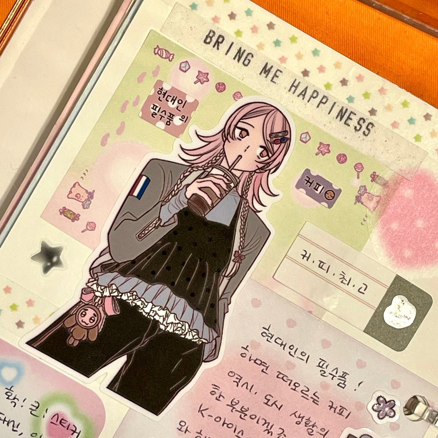[ST38] NEW Studio 193 'Girls in the City' Removable Sticker Sheet (options) - Studio 193_ST38S2 - (2)_korean_sticker_stationery