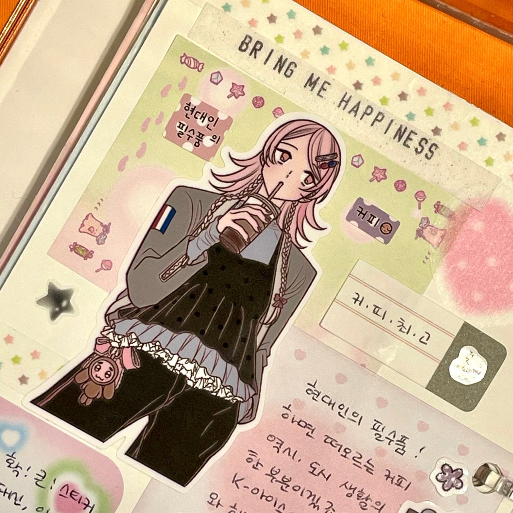 [ST38] NEW Studio 193 'Girls in the City' Removable Sticker Sheet (options) - Studio 193_ST38S2 - (2)_korean_sticker_stationery