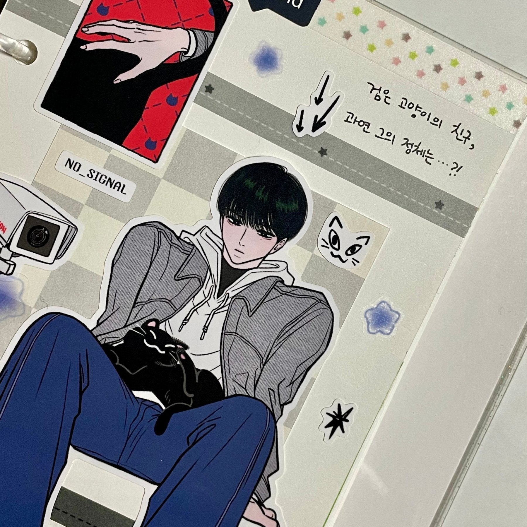 [ST40] NEW Studio 193 'Identity Unknown' Removable Sticker Sheet (options) - Studio 193_ST40S2 - 2 (Boy)_korean_sticker_stationery