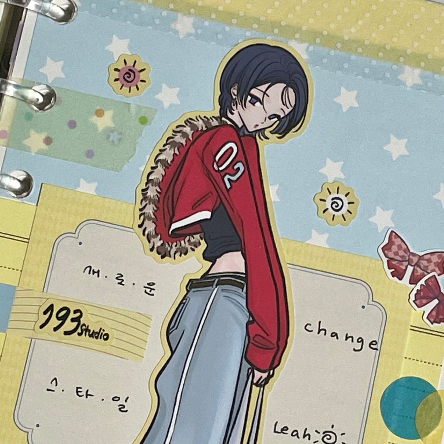 [ST42] NEW Studio 193 'Change' Removable Sticker Sheet (options) - Studio 193_ST42S2 - Leah_korean_sticker_stationery