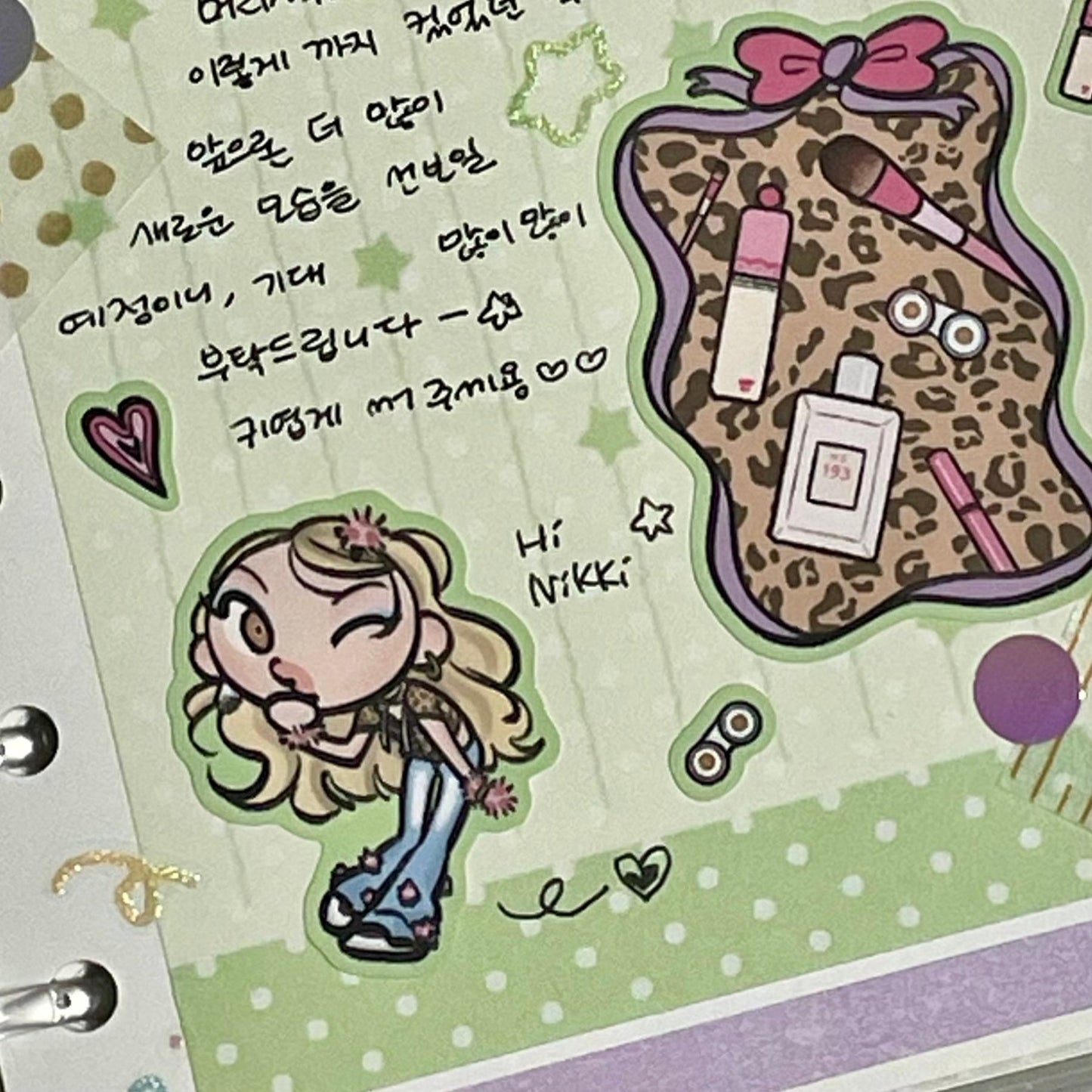 [ST42] NEW Studio 193 'Change' Removable Sticker Sheet (options) - Studio 193_ST42S1 - Nikki_korean_sticker_stationery