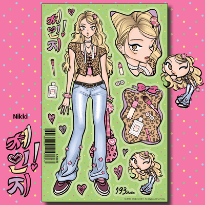 [ST42] NEW Studio 193 'Change' Removable Sticker Sheet (options) - Studio 193_ST42S1 - Nikki_korean_sticker_stationery