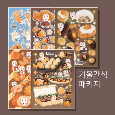 [STA01] Studio Arvie Winter Snack Pack (Pack/Single) - Studio Arvie_STA01 - Pack_korean_sticker_stationery