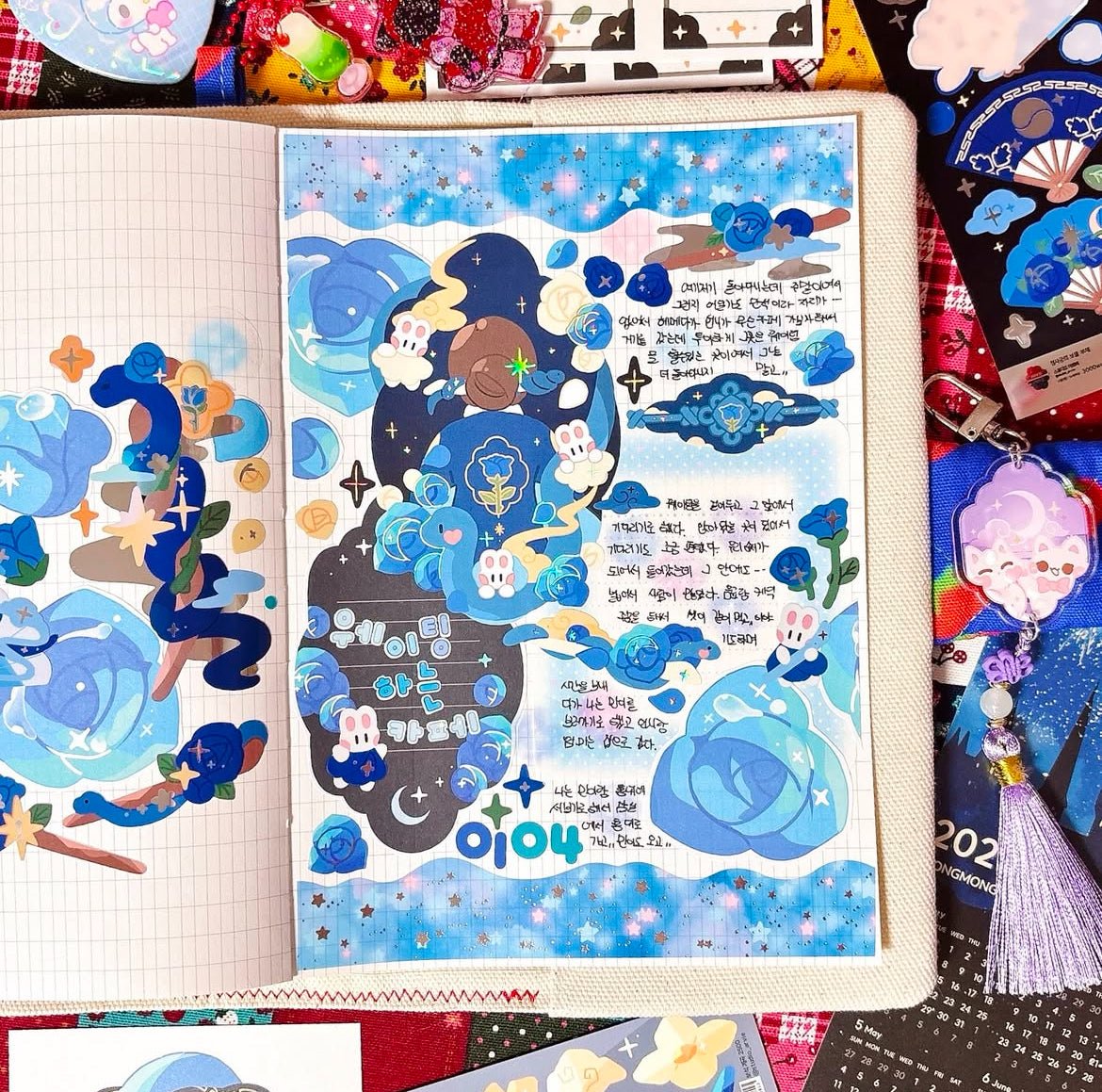 [STA14] Studio Arvie Garden of Cheongsa Pack (Pack/Single) - Studio Arvie_STA14S4 - Garden of Cheongsa_korean_sticker_stationery
