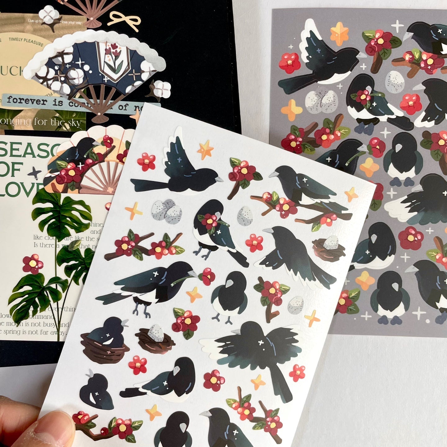 [STA15] Studio Arvie Lunar New Year (Seol) Pack (Pack/Single) - Studio Arvie_STA15S4 - Magpie_korean_sticker_stationery