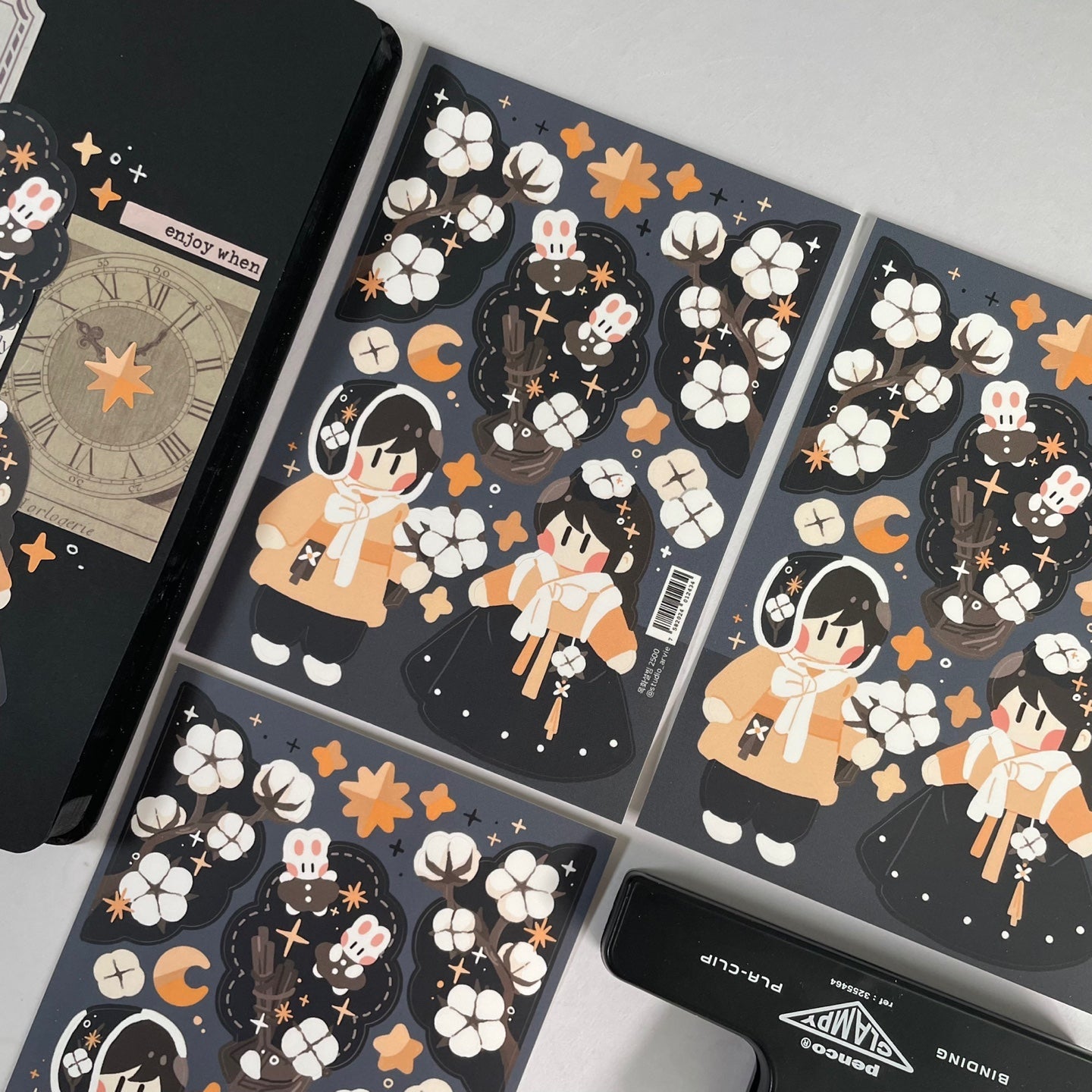 [STA15] Studio Arvie Lunar New Year (Seol) Pack (Pack/Single) - Studio Arvie_STA15S2 - Cotton_korean_sticker_stationery