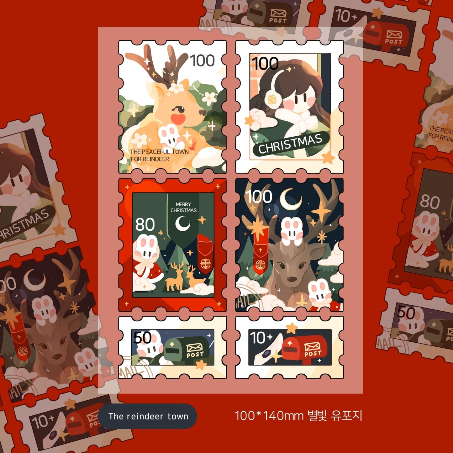 [STA16] Studio Arvie Reindeer's Town Pack (Pack/Single) - Studio Arvie_STA16S5 - The Reindeer Town_korean_sticker_stationery