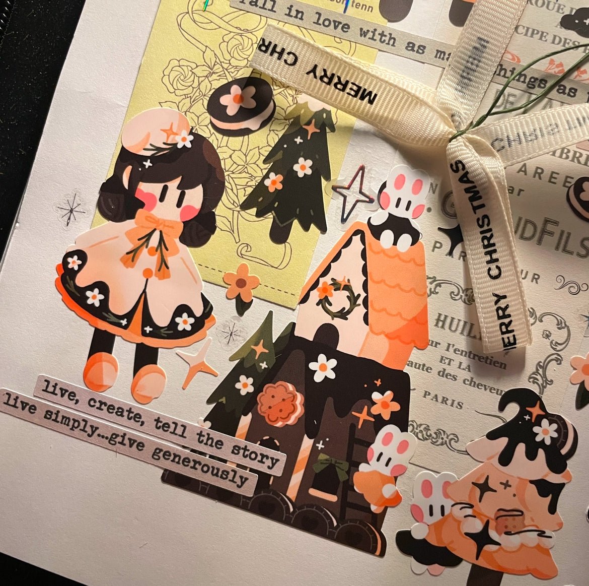 [STA17] Studio Arvie Christmas Pack (Pack/Single) - Studio Arvie_STA17S5 - Forest Gratel_korean_sticker_stationery