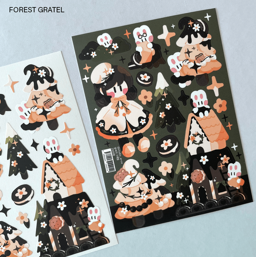 [STA17] Studio Arvie Christmas Pack (Pack/Single) - Studio Arvie_STA17S5 - Forest Gratel_korean_sticker_stationery