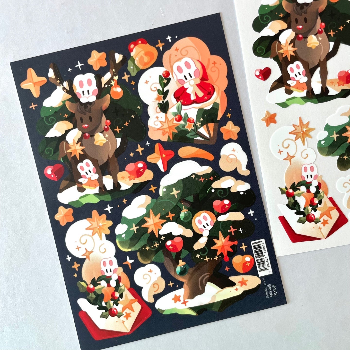 [STA17] Studio Arvie Christmas Pack (Pack/Single) - Studio Arvie_STA17S2 - Santa Town_korean_sticker_stationery