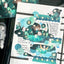 [STA21] Studio Arvie Sagunja Tea Sticker Sheet Pack (Singles/Pack) - Studio Arvie_STA21S2 - Orchid_korean_sticker_stationery