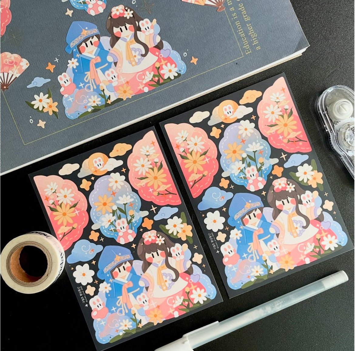[STA23] Studio Arvie Hangawi Garden Sticker Pack (Singles/Pack) - Studio Arvie_STA23S2 - Fantasy Garden_korean_sticker_stationery