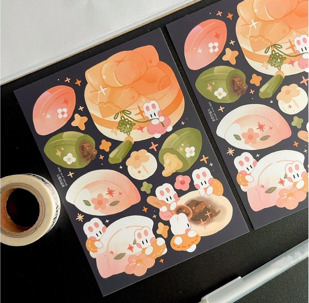 [STA23] Studio Arvie Hangawi Garden Sticker Pack (Singles/Pack) - Studio Arvie_STA23S4 - Making Ricecake_korean_sticker_stationery
