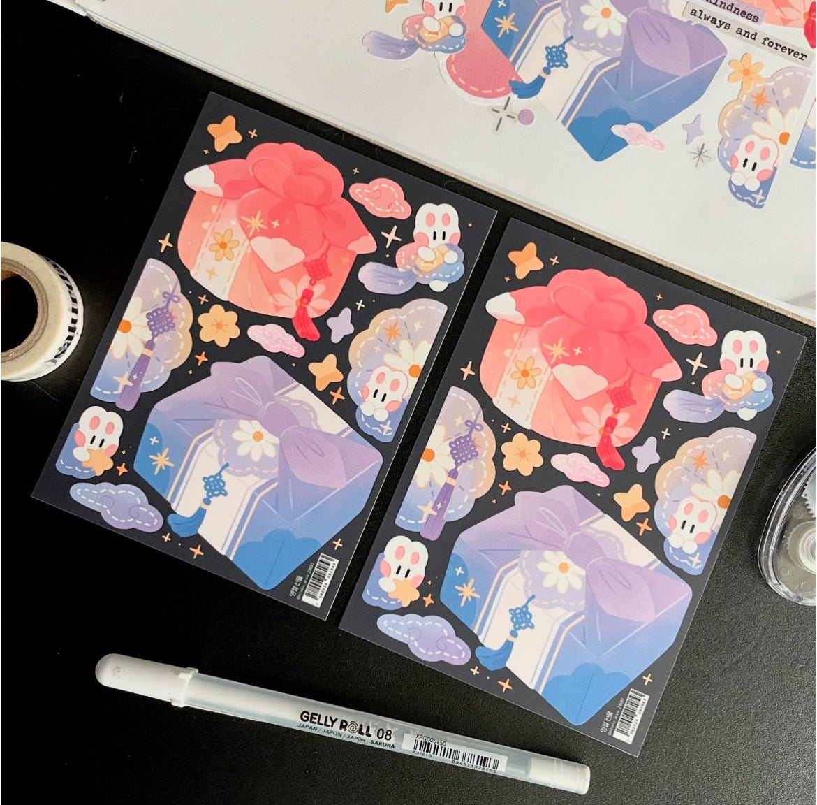 [STA23] Studio Arvie Hangawi Garden Sticker Pack (Singles/Pack) - Studio Arvie_STA23S3 - Holiday Gift_korean_sticker_stationery